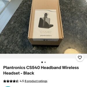 Plantronics CS540 Wireless Headset - Black
